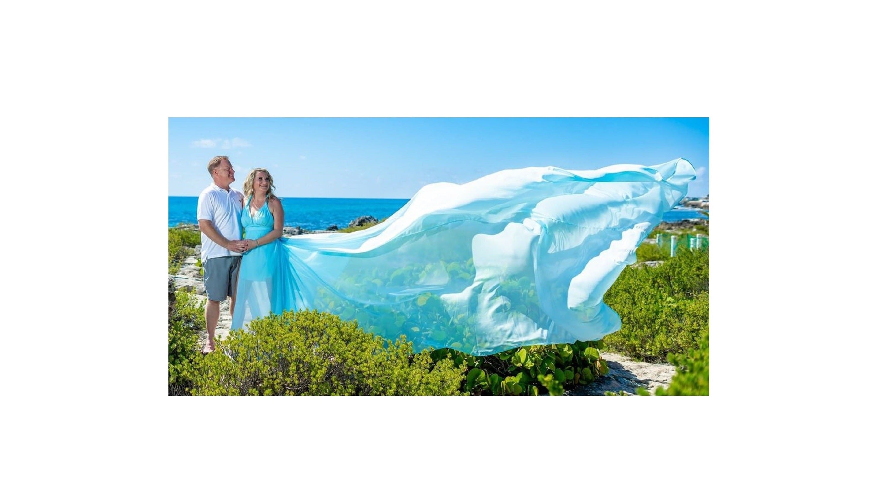 Long Flying Dress | Flying Dress for Photoshoot | Long Train Dress