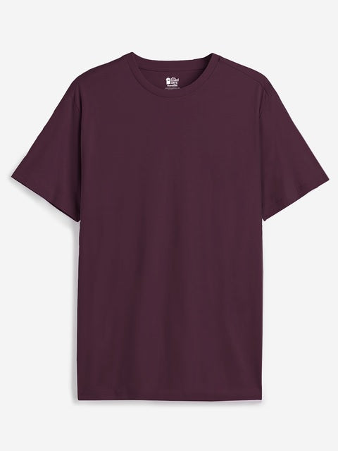 Solids  Plum T-Shirts