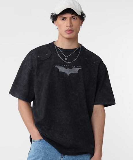 Batman Dark Knight Logo Oversized T-Shirts