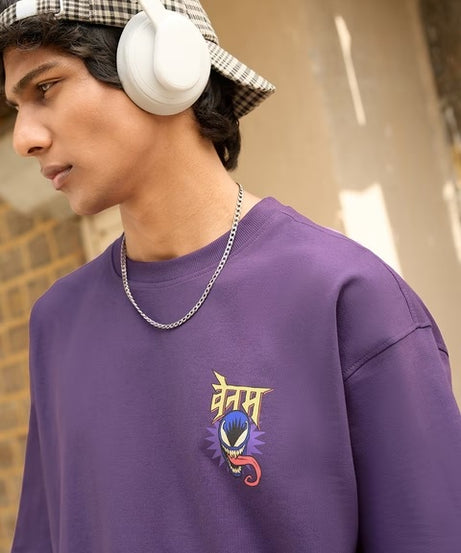 Venom Desi Oversized T-Shirts