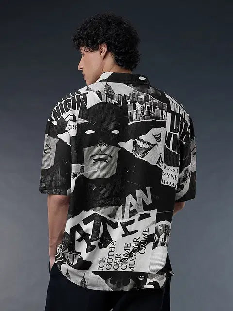 Batman Wayne Industries Oversized Men's Shirt