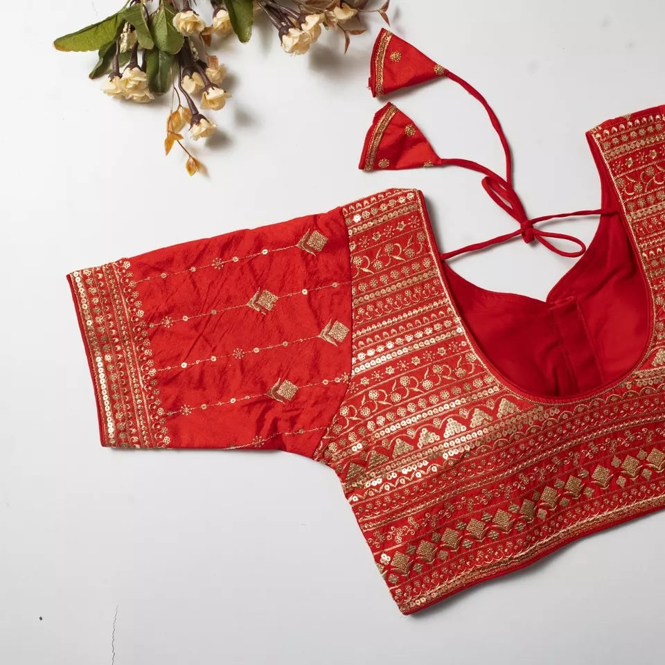 Vibrant Silk Blouse For Women's