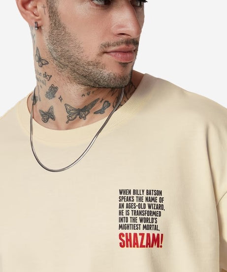Shazam  Billy Batson Oversized T-Shirts