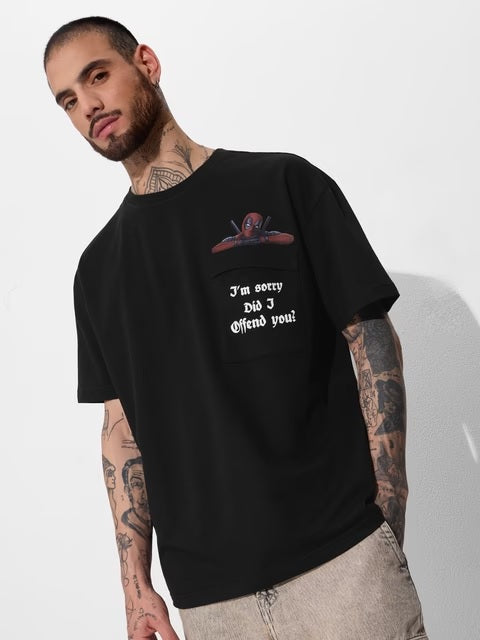 Deadpool Pocket Pool Oversized T-Shirts