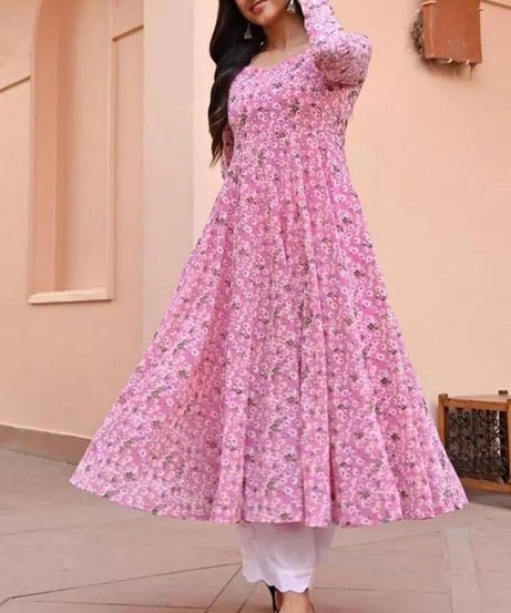 Full Stitched Bollywood Classic Georgette Anarkali Kurti & Top