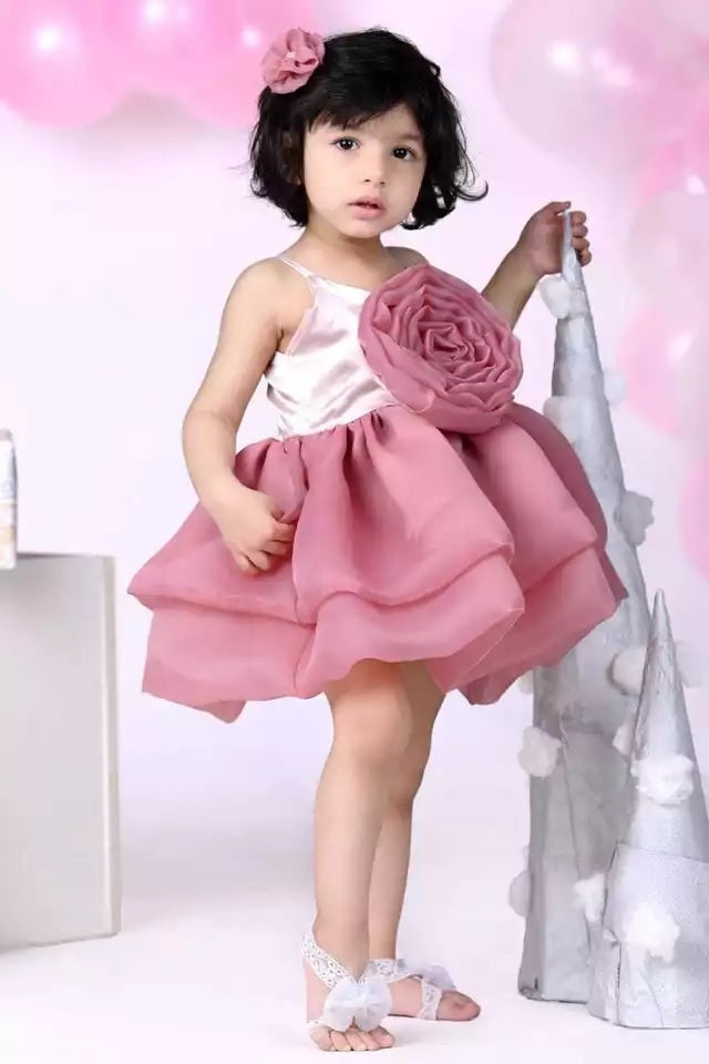 Princess Girl's  Organza Frock