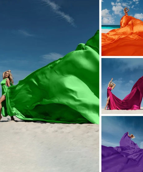 Long Flying Dress for Photoshoot  Flying Dresses for Women Group