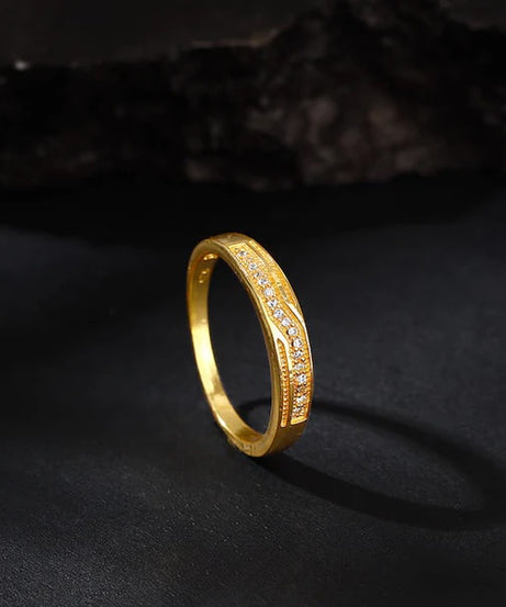 Golden Prominence Ring For Him