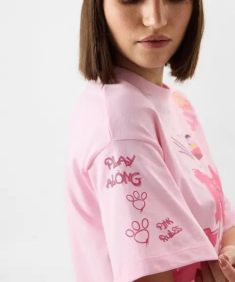 Pink Panther Pink Trouble T-shirt