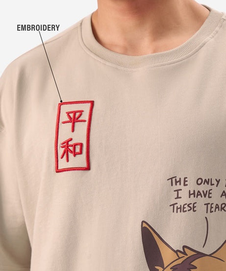 Drippy Cat Oversized T-Shirts