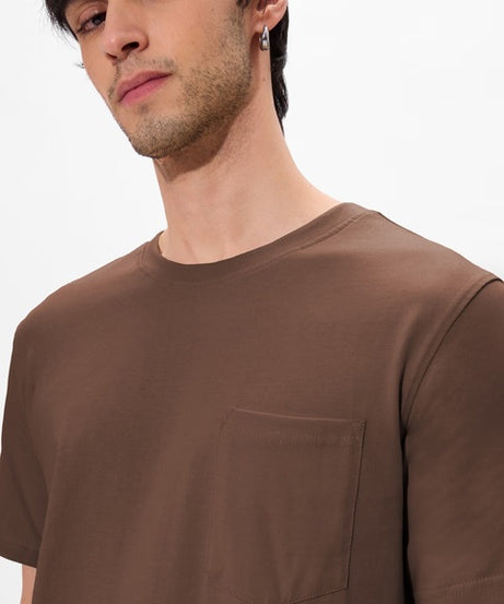 Solids Cinnamon Brown T-Shirts