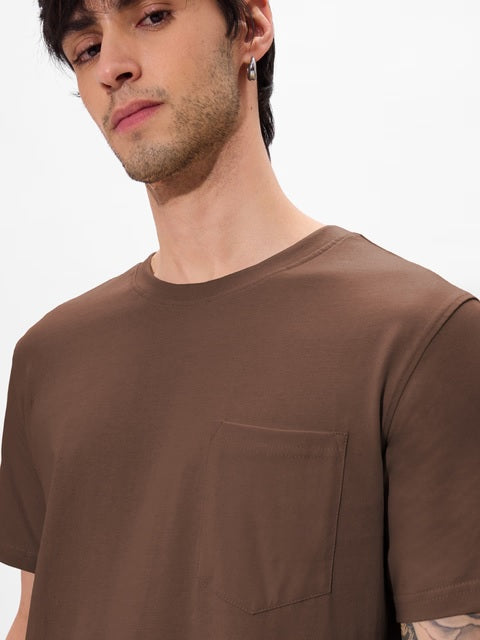 Solids Cinnamon Brown T-Shirts