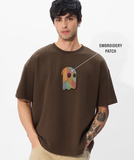 Souled Originals Fusion Brown Oversized T-Shirts