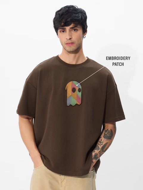 Souled Originals Fusion Brown Oversized T-Shirts