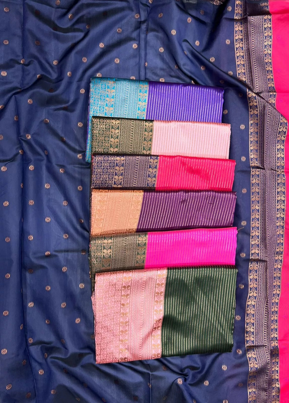 Wedding Soft Lichi Silk Sare With Blouse,Party Function Sari