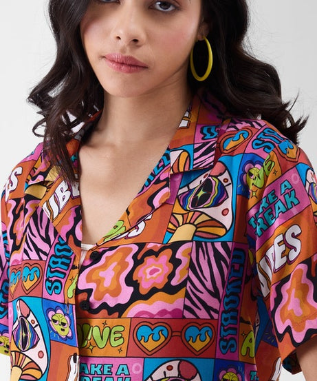 Mushroom Vibes Women Holiday Shirts