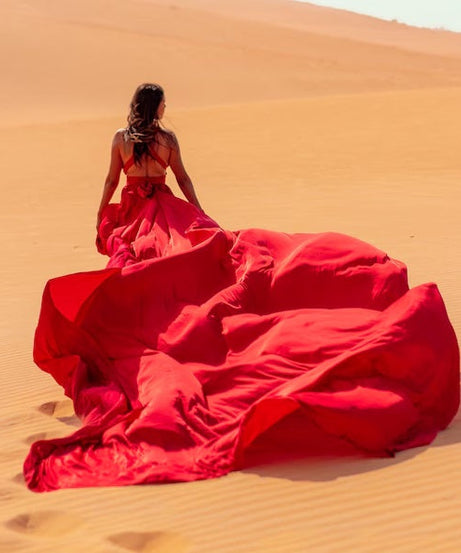 Flying Dress Yellow Long Flying Dress For Photoshoot