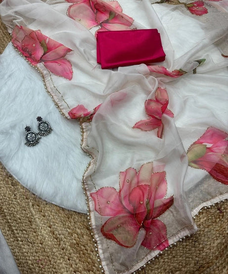 Soft Tebi Silk Beautiful Designer Saree With Blouse 11-GP