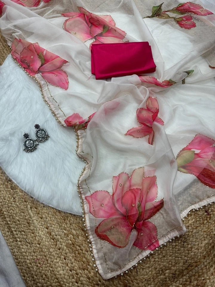 Soft Tebi Silk Beautiful Designer Saree With Blouse 11-GP