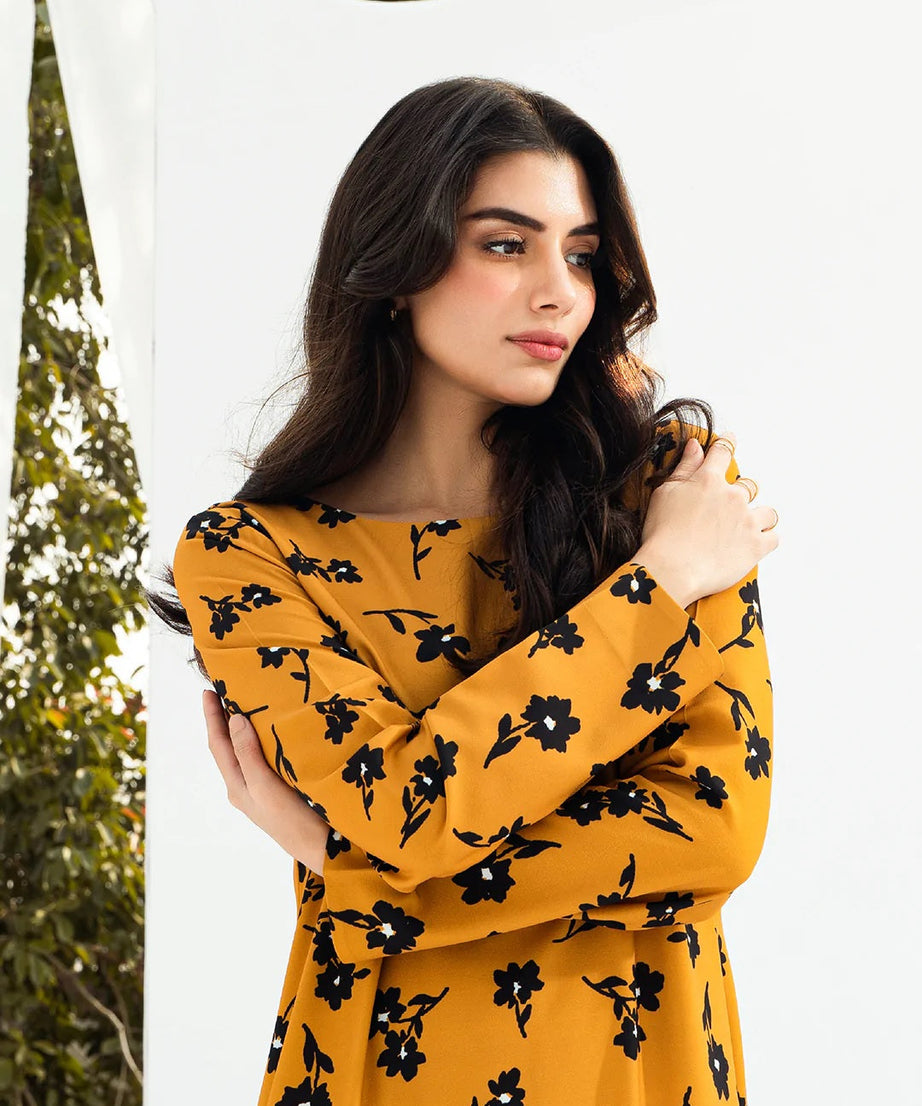 Printed Korean BSY Women's Long  Kaftan