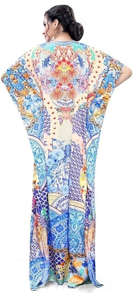Kaftan Dress for Women Free size Bathing Suit Cover up Caftan Maxi Beach Dresses
