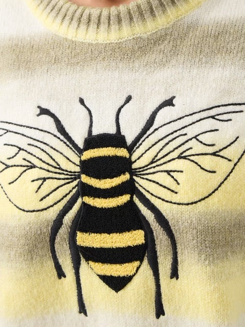 Ombre Sweater Just Bee Women Cropped Sweaters