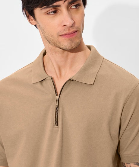 Solids  Camel Brown Polos