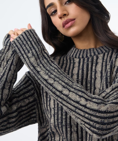 Hazel Noir Women Oversized Sweaters