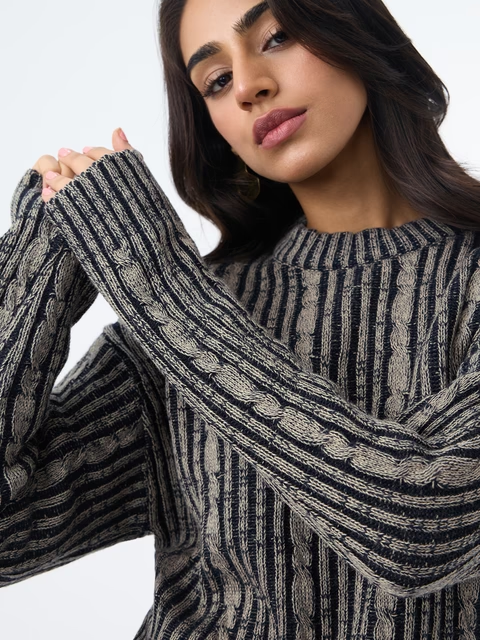 Hazel Noir Women Oversized Sweaters