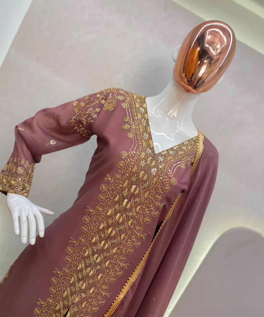 Star Georgette With Sequence Embroidery Work Salwar Kameez