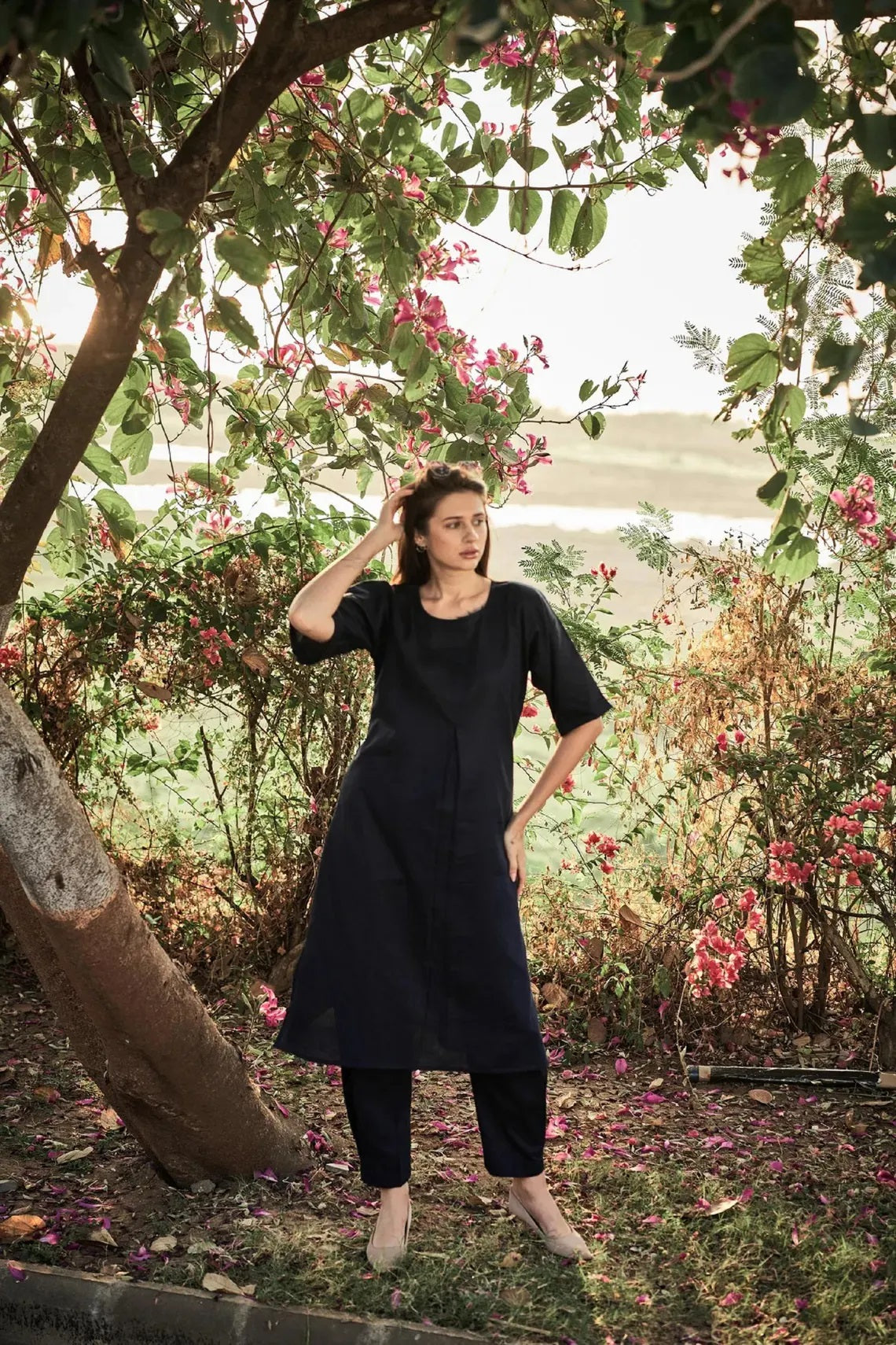 Linen Kurta Salwar Set for women