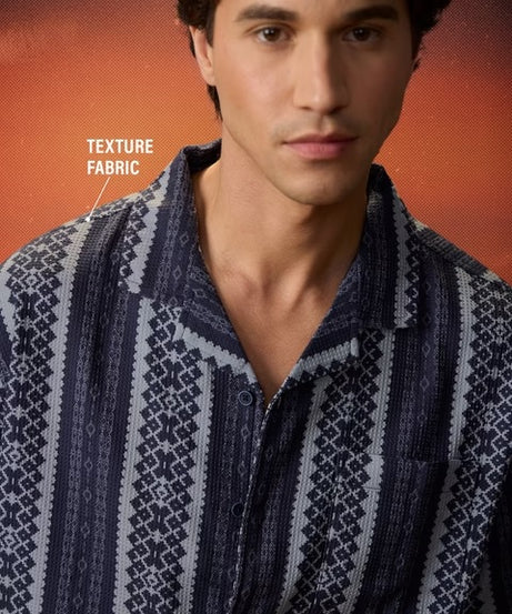 Eclectic Men Textured Shirts