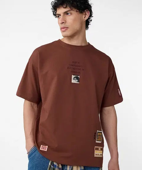Baki Hanma Badges Oversized T-Shirts