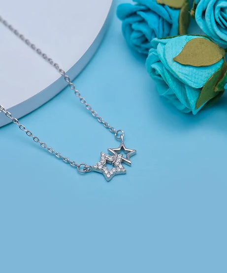 Silver Starry Affair Necklace