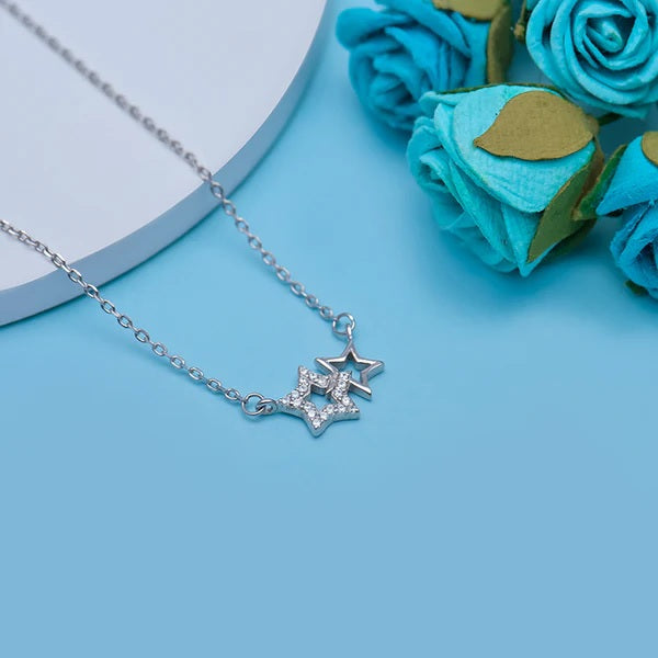 Silver Starry Affair Necklace