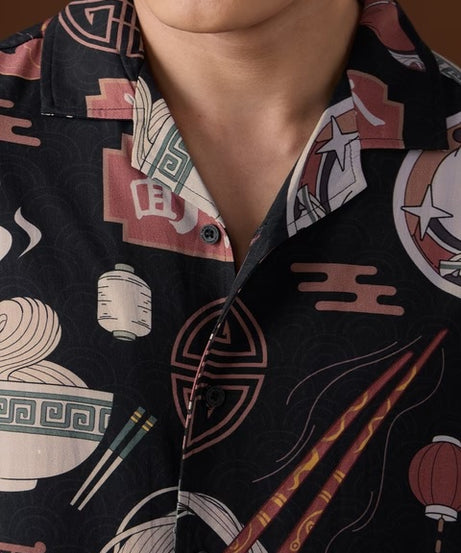 Kung Fu Panda Ramen Oversized Shirts