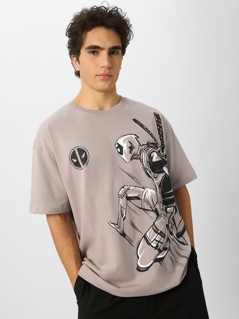 Deadpool Run Oversized T-Shirts