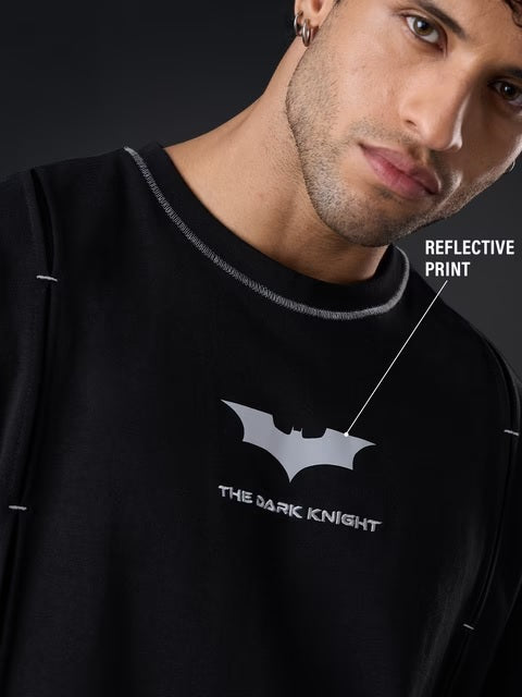 Batman Logo (Reflective) Oversized T-Shirts