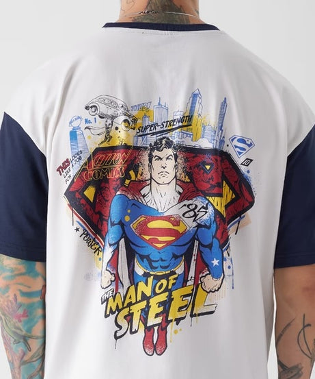 The Man of Steel Oversized T-Shirts