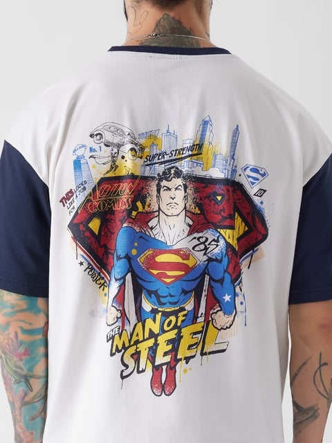 The Man of Steel Oversized T-Shirts