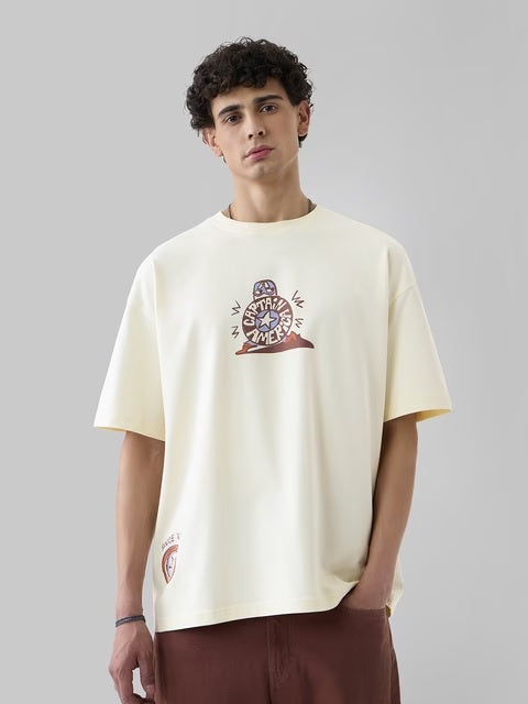 Captain America Doodle Oversized T-Shirts
