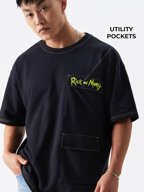 Rick & Morty Escape From Reality Oversized T-Shirts