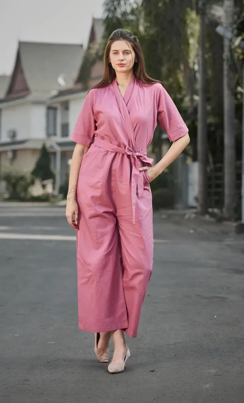 Linen Overalls Women’s Jumpsuit