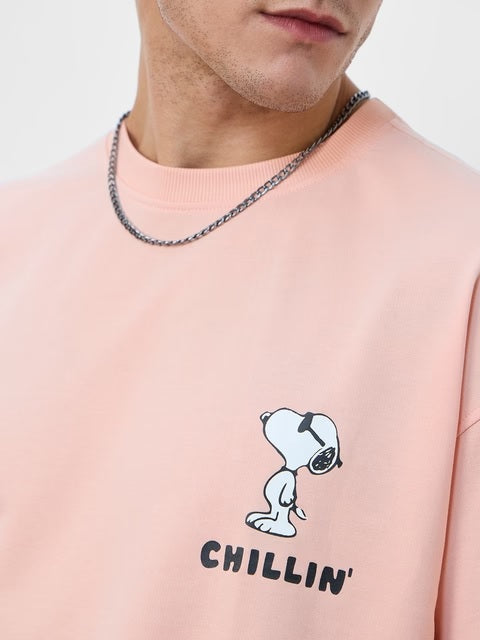 Peanuts Chillin Oversized T-Shirts