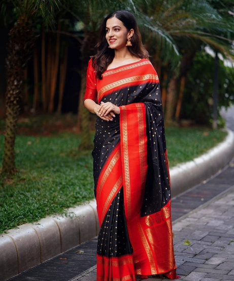 Bollywood Banarasi Soft Silk Function Wear Saree With Blouse 11-VD