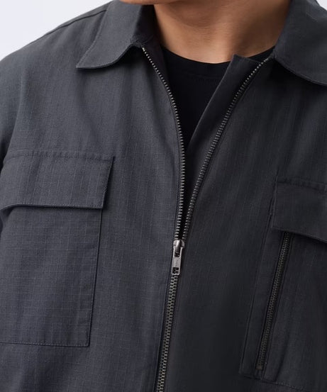 Zipper Thundercloud Oversized Shirts