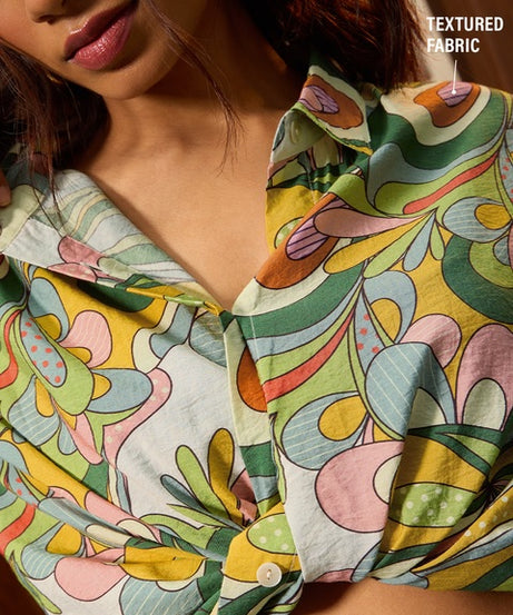 TSS Originals Modern Paisley Women Boyfriend Shirts