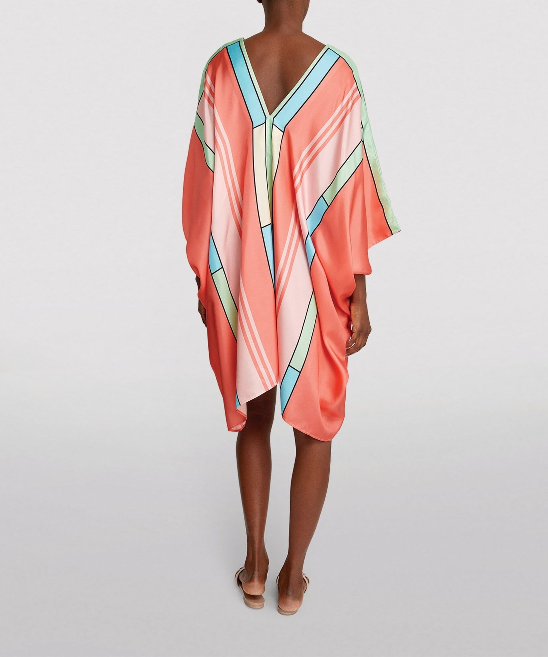 Soft Satin Silk Kaftan, Casual Wear Caftan For Women's