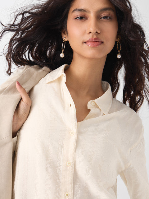 Textured Almond Women Shirts
