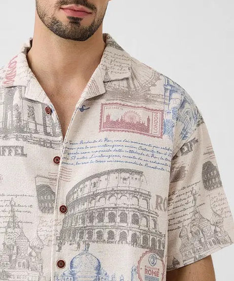 Textured Monuments Holiday Shirts